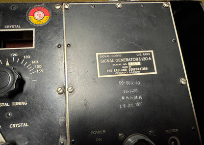 U.S. Army Signal Corps Signal Generator I-130-A