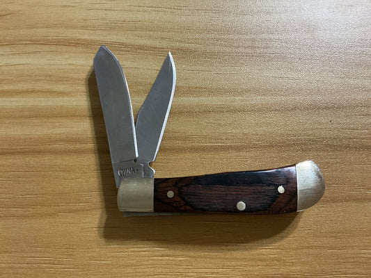 Buck 389 Canoe Pocket Knife-Wood Handle-USA Made-Excellent Condition