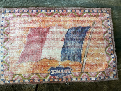 WWI Tobacco Felt Flag (approx 9x6)