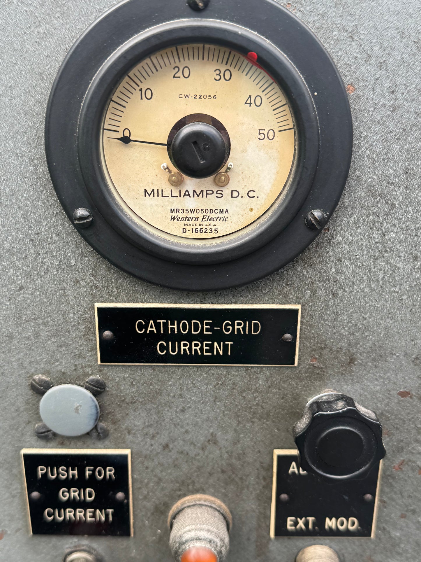 Large WWII-era radar/electronics transmitter cabinet