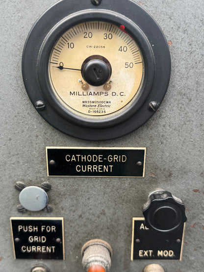 Large WWII-era radar/electronics transmitter cabinet