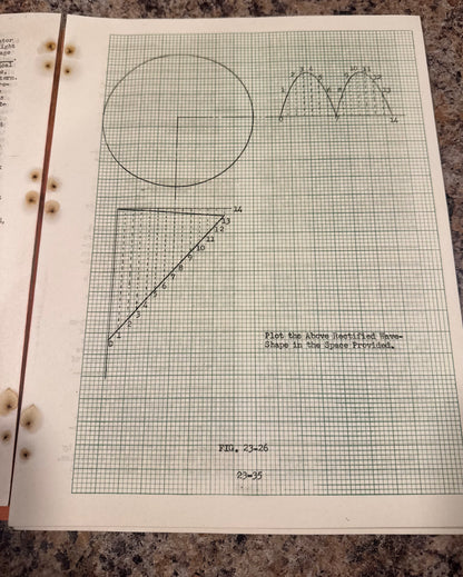 WWII U.S. Army Signal Corps Pre-Radar Technician Textbook – Camp Murphy Florida