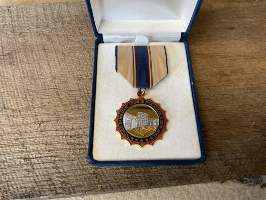 WWII Medal Commemorating Dedication of the Women in Military Service in Original Box