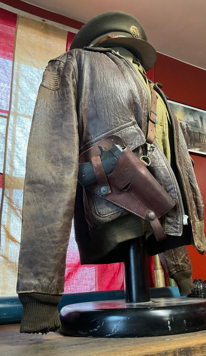 WWII Flight Jacket-Authentic and Indetified w/ extras