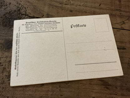 Original WWII German Naval Aviation Propaganda Postcard-Hans Bohrdt Military Artwork