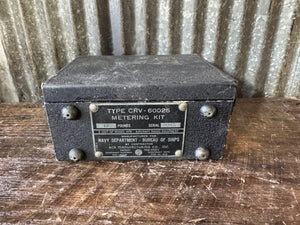 WWII U.S. Navy Bureau of Ships CRV-60025 Metering Kit