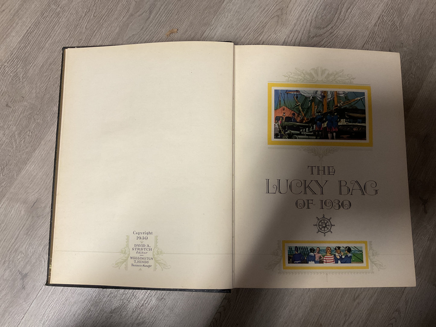 United State Naval Academy 1930 Lucky Bag Class Year Book Log
