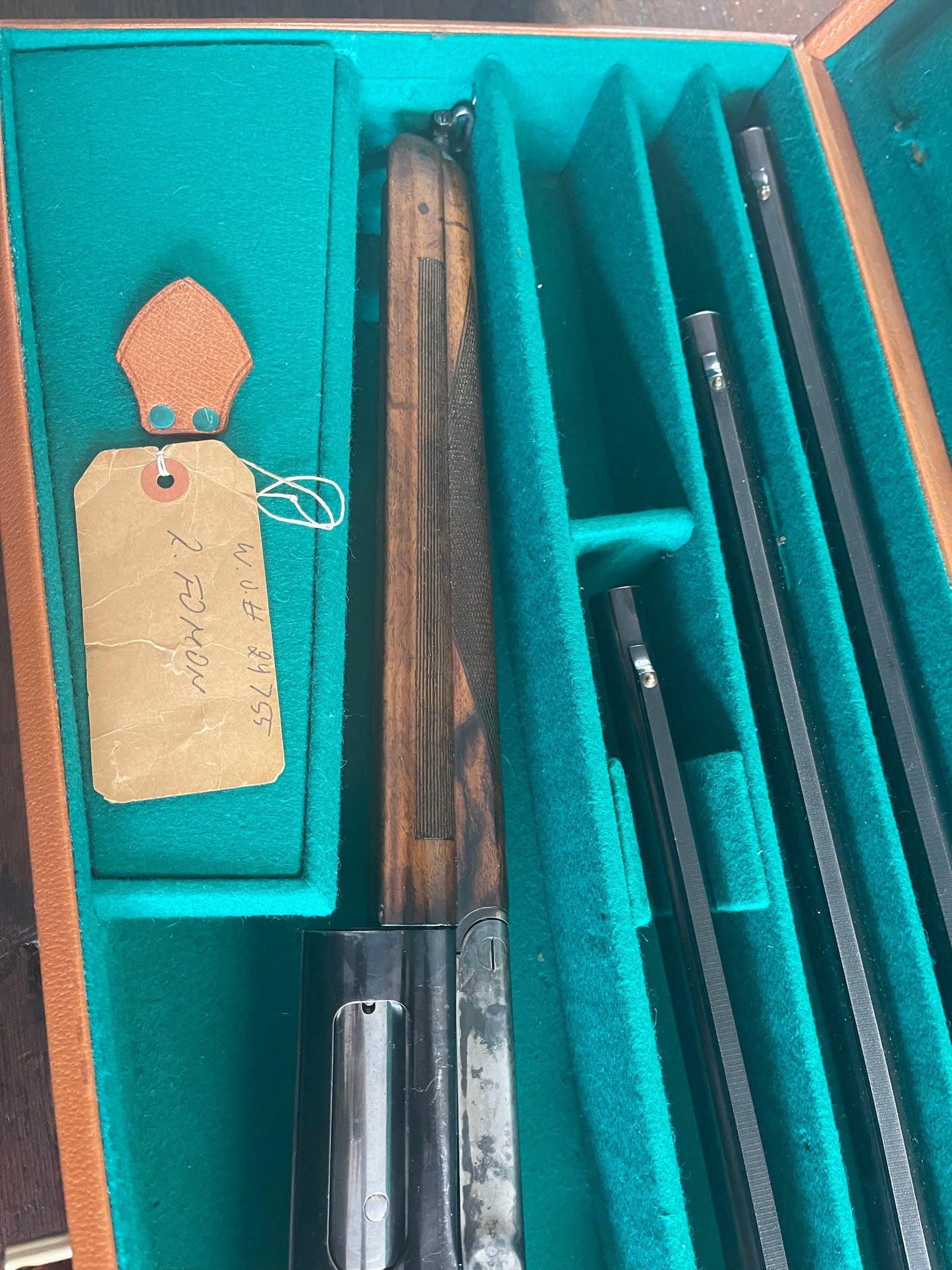 Exceptional 1950s Cosmi Brevettato Special-Order 12 Gauge – Three-Barrel Set – Case-Hardened Receiver – English Straight-Hand Stock – Original Fitted Case – Robert Foman Provenance