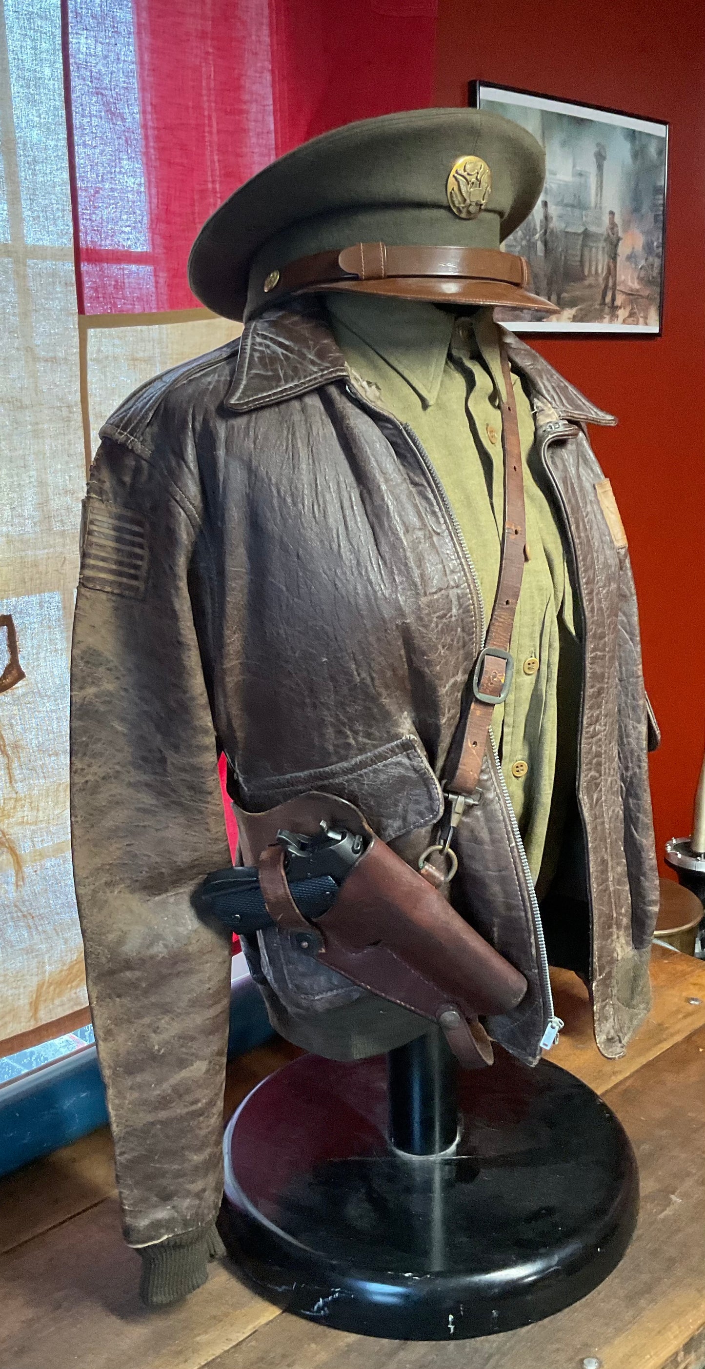 WWII Flight Jacket-Authentic and Indetified w/ extras