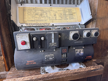 WWII B-29 Aircraft PU-7/AP Motor Generator – Wincharger / Zenith – U.S. Army Signal Corps