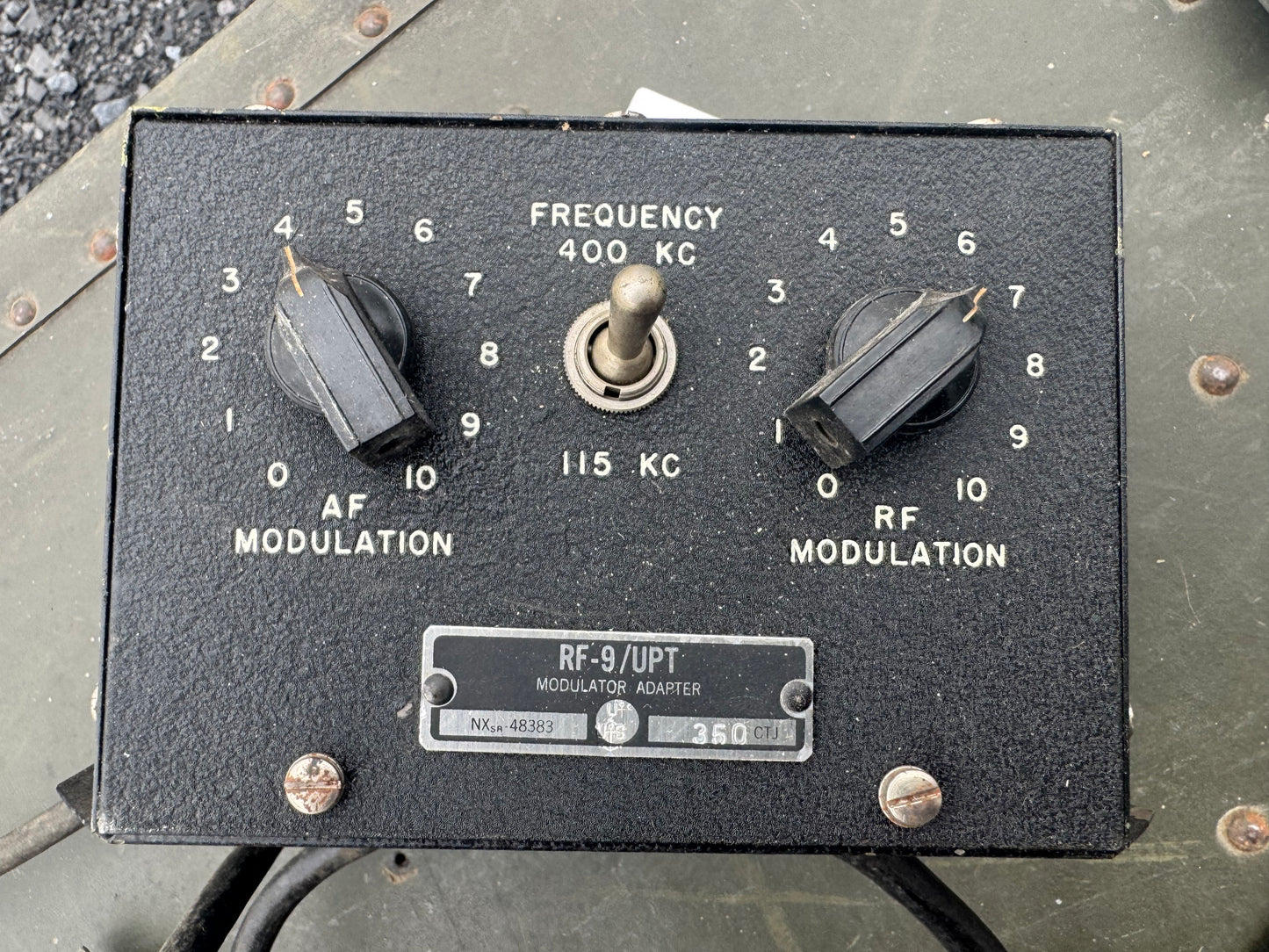 WWII RF-9/UPT Modulator Adapter