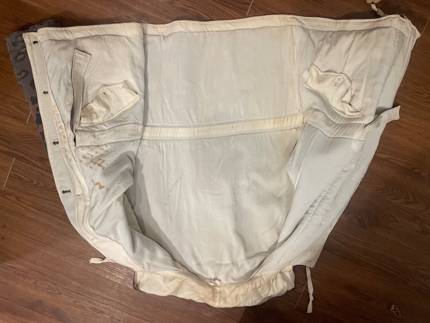 Repro WWII German Oakleaf White Camo Winter Reversible Coat