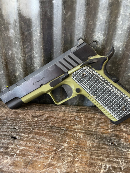 Springfield Armory Emissary Commander 1911 .45 ACP – Bazooka Green w/ Box