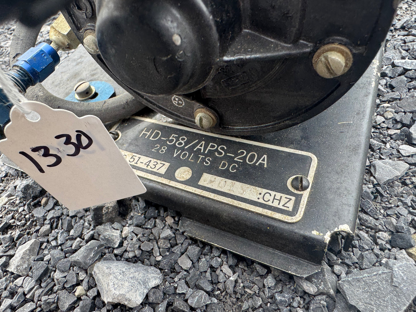 Bendix HD-58/APS-20A Aircraft Radar Pressurization / Vacuum Pump Unit