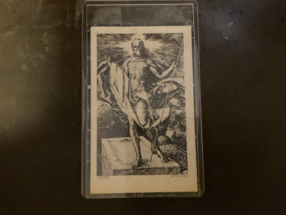 WWII German Death Card Army Officer