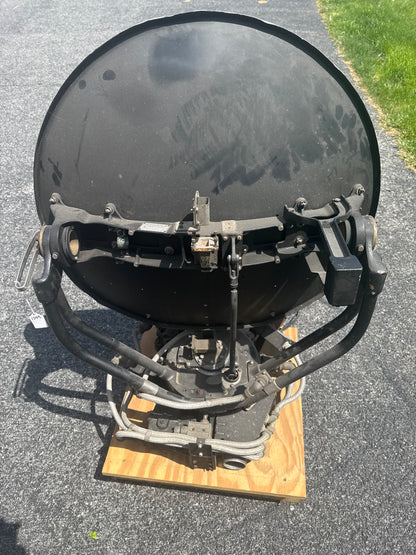 WWII U.S. military AS-54A/APQ-13 radar dish antenna