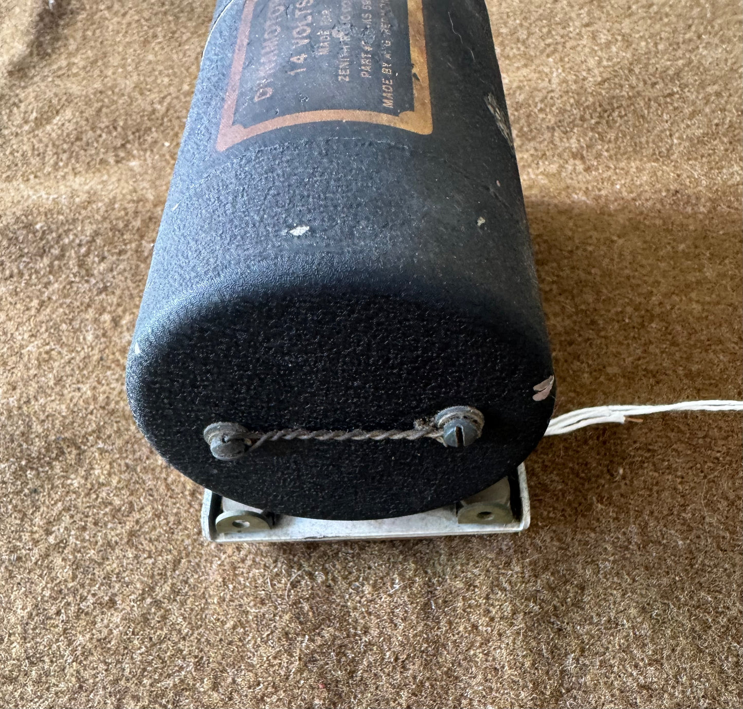 Zenith Radio Corp. 14 Volt Dynamotor KS-5964 Military Radio Power Supply by A.G. Redmond Co.