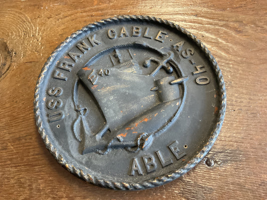 USS Frank Cable Plaque