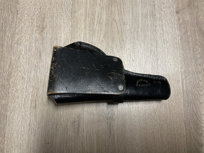 Vintage Heiser leather Co. St. Louis, Missouri Police Issued Revolver Holder for Colt or S&W