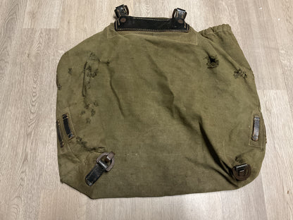 WWII German Wehrmacht RBNr. Marked Canvas Clothing & Equipment Bag-Missing Shoulder Straps-Late War Era-1943-1945