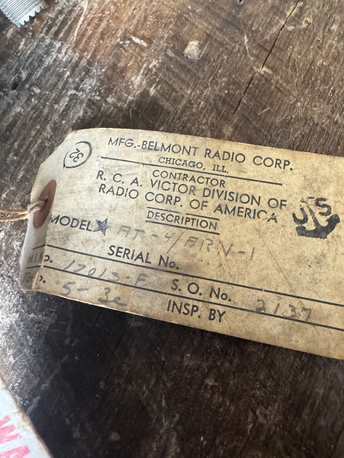 WWII AT-4/ARN-1 Aircraft Radio Altimeter Antennas – Lot of 3