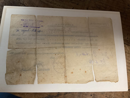 1939 German Wehrmacht POW Release Certificate-Kutno, Poland-Early WWII