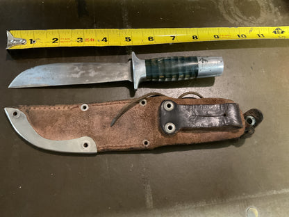 WWII Theatre Knife (crown Mora Stamped sheath)