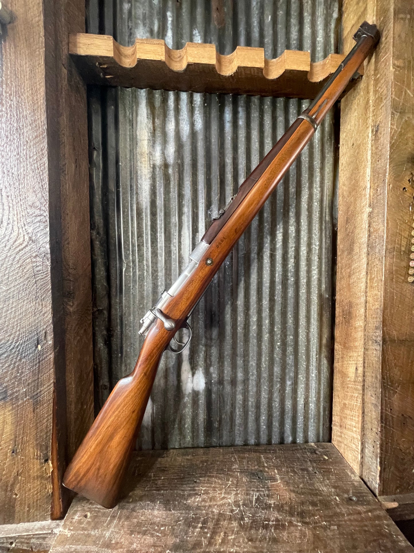 Argentine Mauser Modelo 1909 Carbine — 7.65x53mm Mauser w/ Full Mannlicher Stock