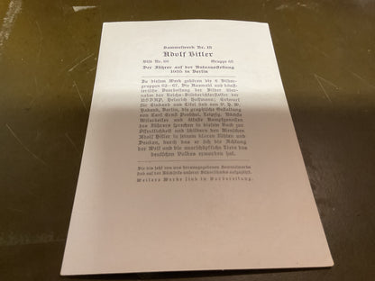 WWII German Propaganda Card