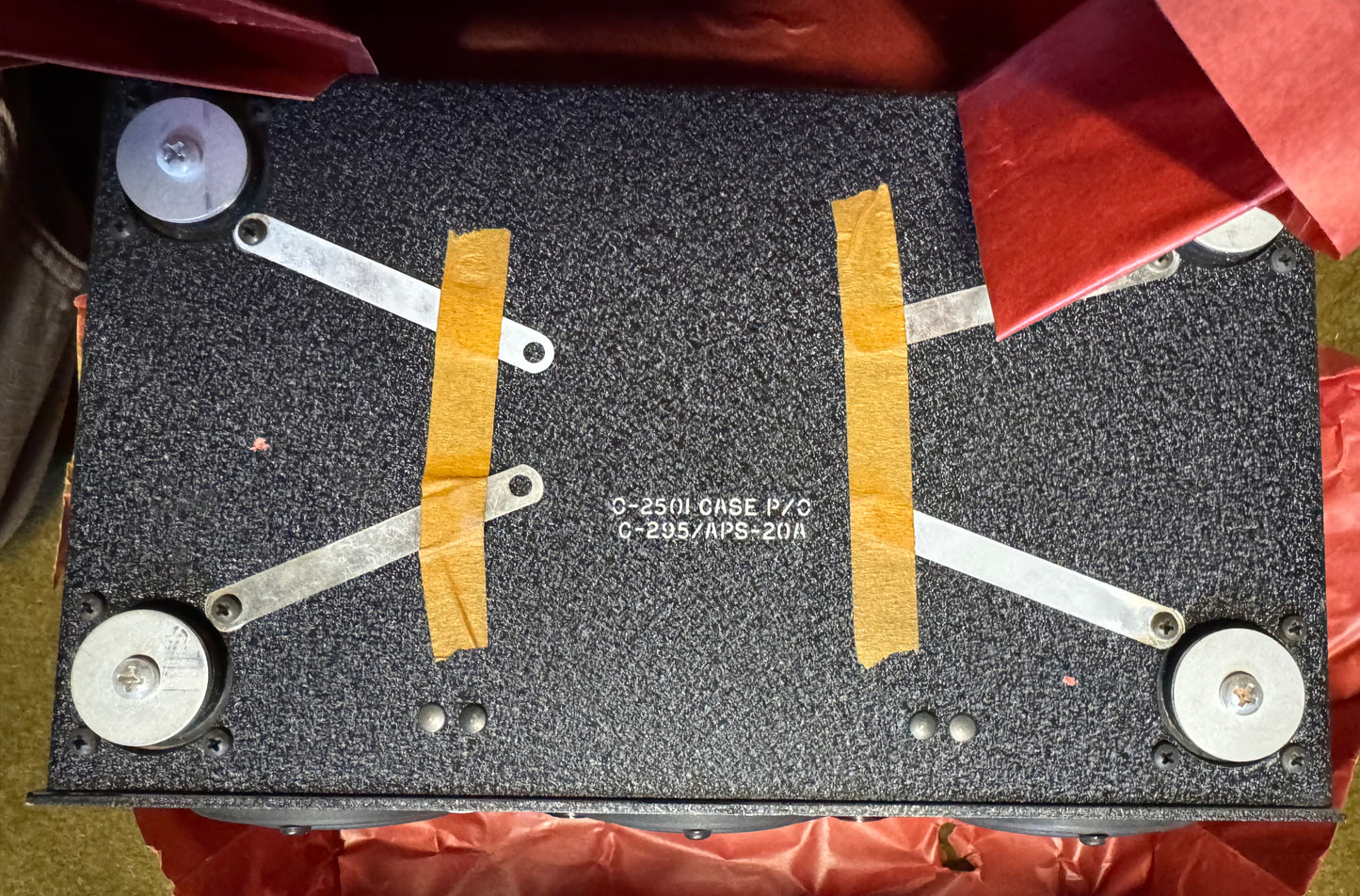U.S. Military Radar/Power Control Case — C-295/APS-20A — NOS Wrapped, 1952