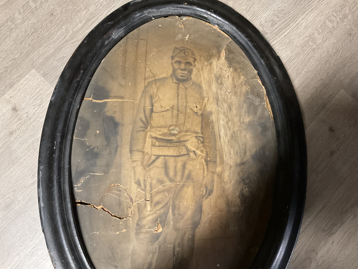 Rare WWI African American Bubble Photo