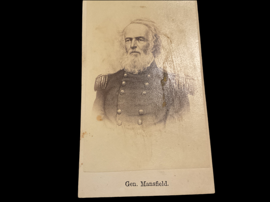 General Mansfield 	CDV (Carte de Viste)