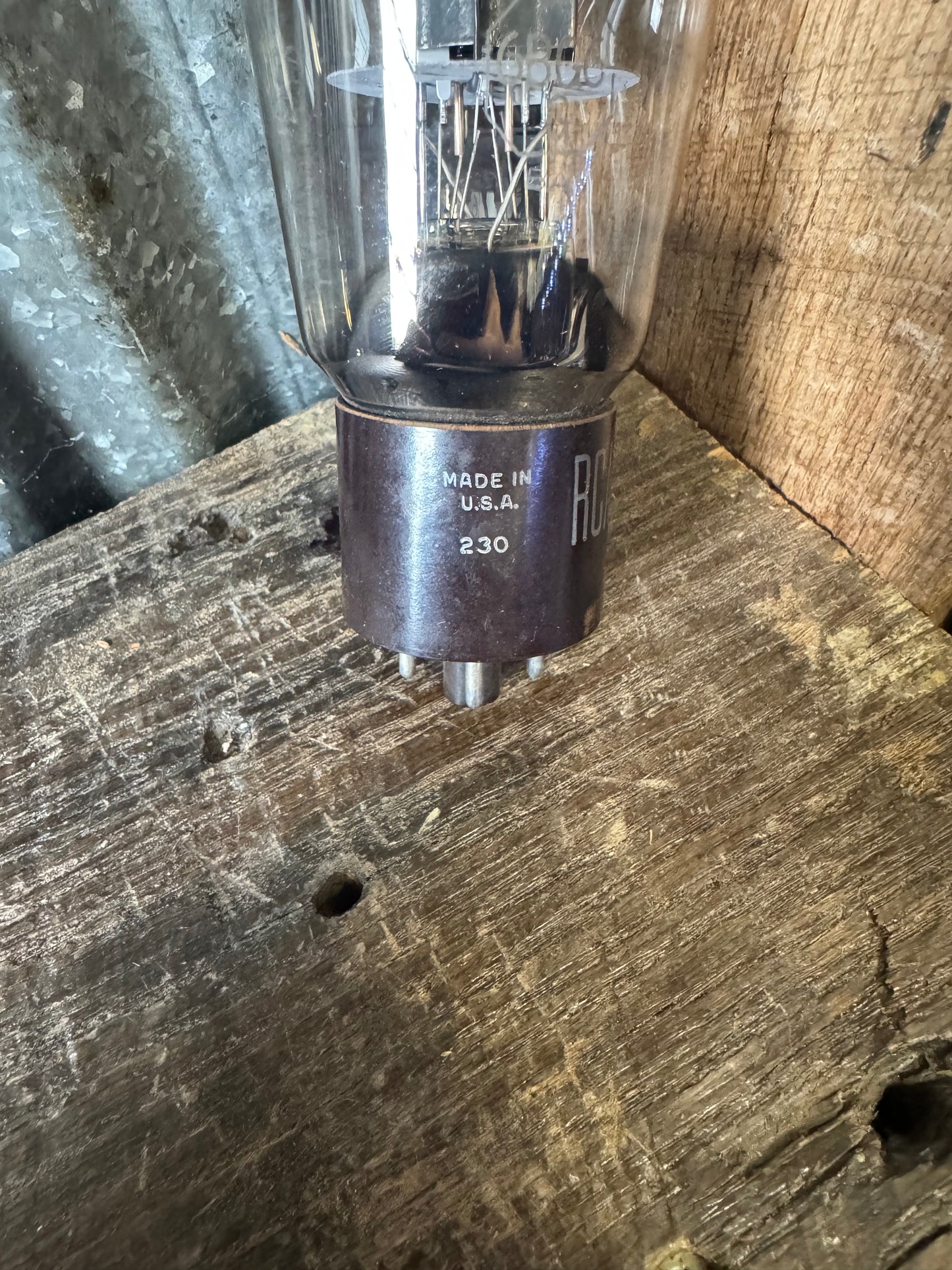 RCA Radiotron Large Industrial Vacuum Tube – Vintage U.S. Made