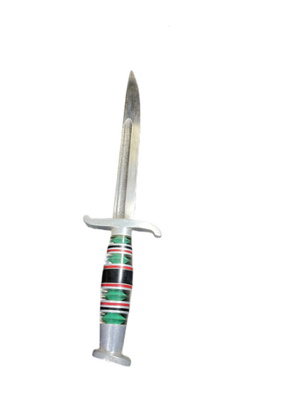 WWII Theater Knife with “Victory” Sheath – Repurposed Bayonet Blade