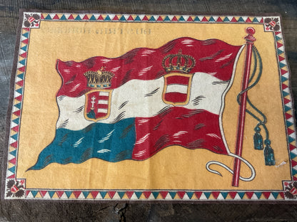 WWI Tobacco Felt Flag (approx 11x8)