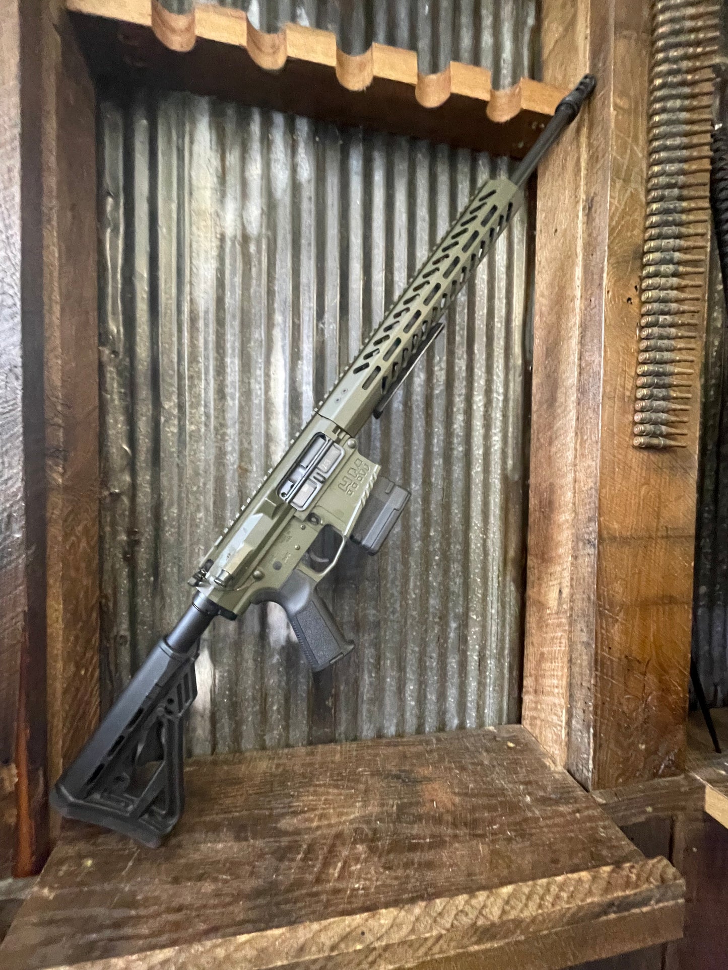 HM Defense HM10 Titan Semi-Automatic Rifle – .243 Winchester – OD Green