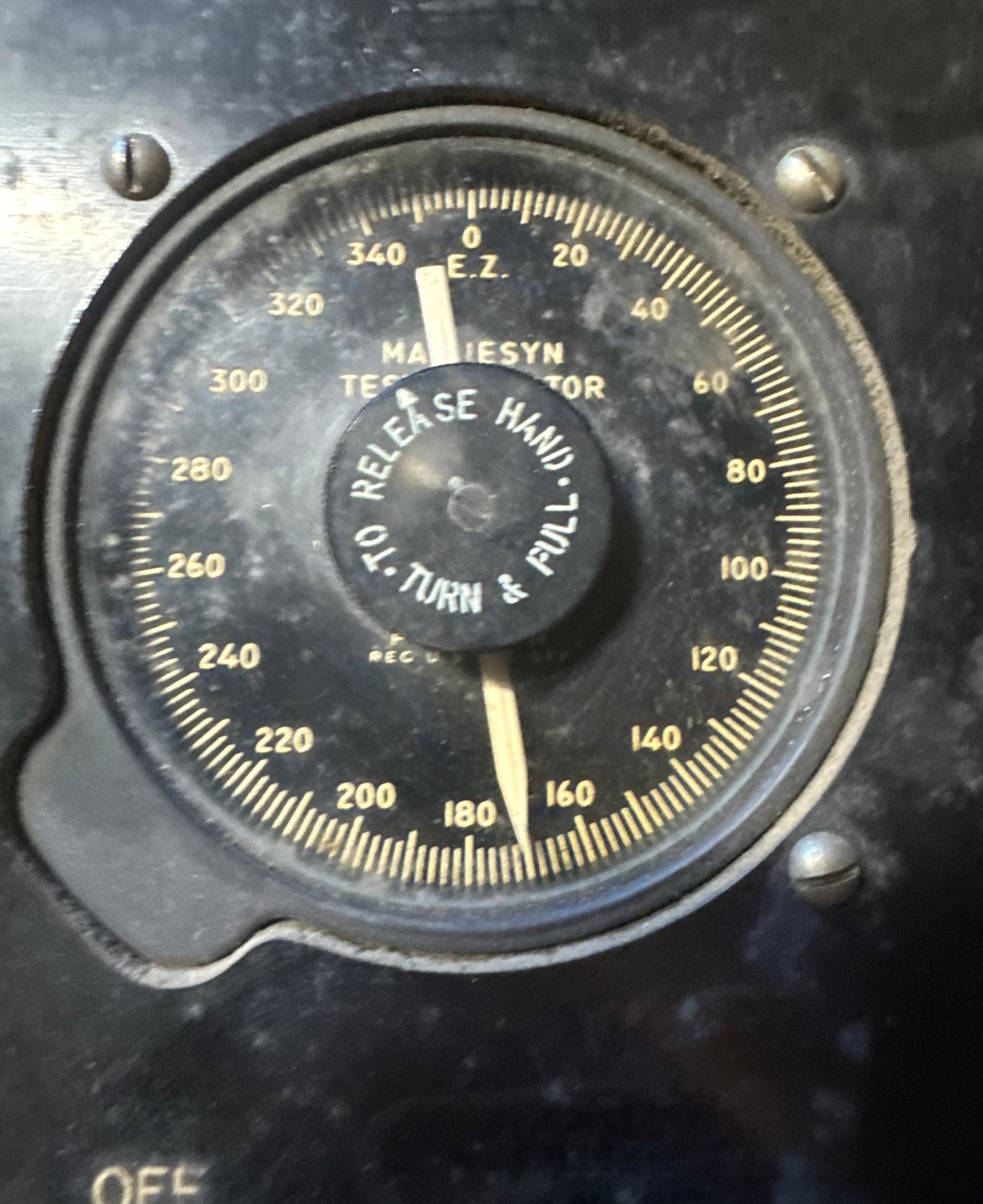WWII Bendix/Pioneer Magnesyn Functional Test Kit Aircraft Instrument Synchronizer Tester