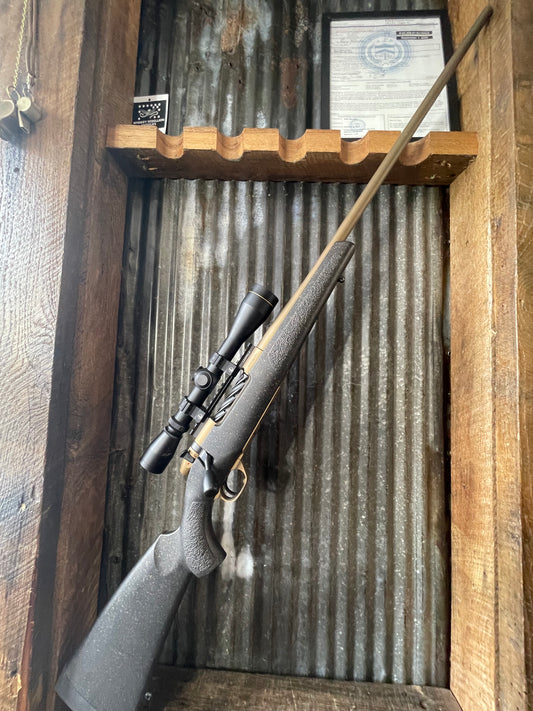Weatherby Mark V Hunter Bronze – .257 Weatherby Magnum – Leupold VX-II 3-9x Scope – Box & Paperwork