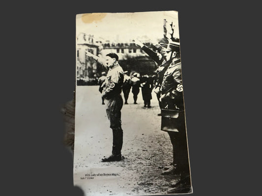 1931 Adolf Hitler Brown Shirts Rally Photo Print-Historical Reproduction-Large Display Poster