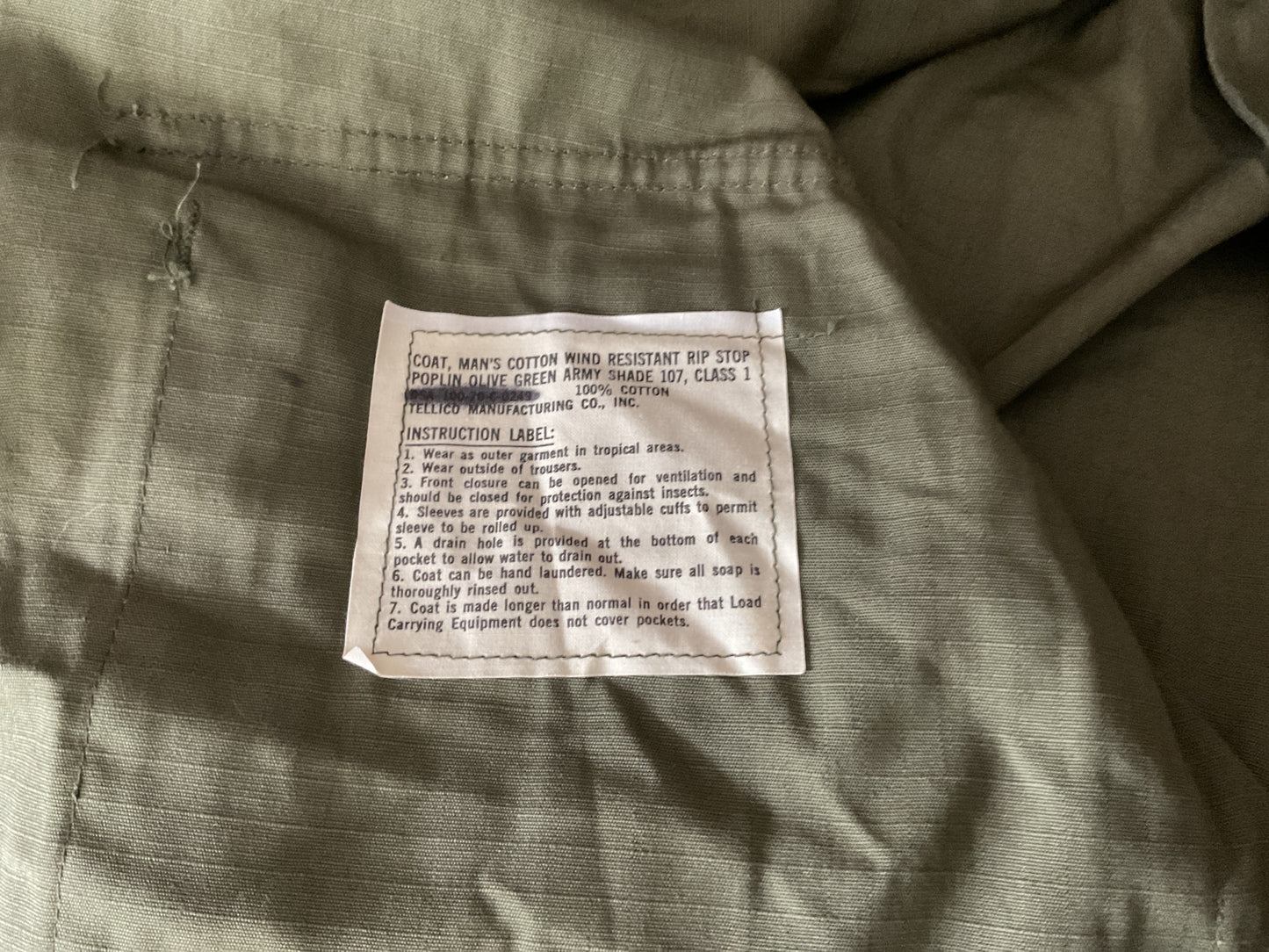 Vietnam Era Jungle Jacket