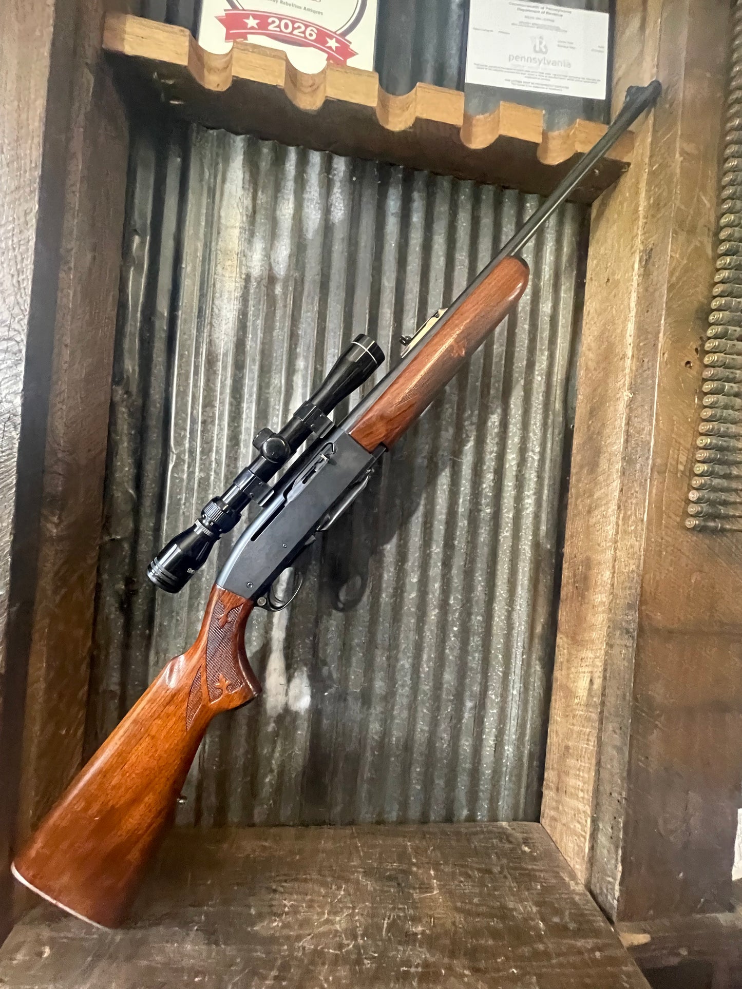 Remington Model 742 Woodsmaster .30-06 Springfield – Excellent Condition – Scope, Custom Hardwood Case & Manual
