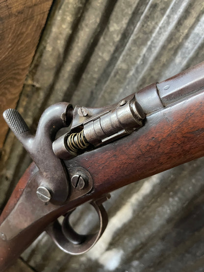 Antique Converted Zulu Shotgun – 10 Gauge Brass Shell Conversion