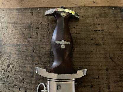 WWII German SA Dagger by Arthur Schuttlehofer & Co. (RZM M7/13) Complete with Scabbard