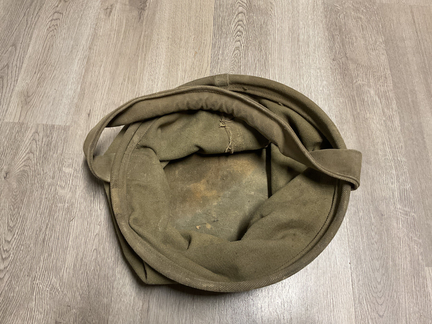Original WWII U.S. Army Canvas Water Bucket
