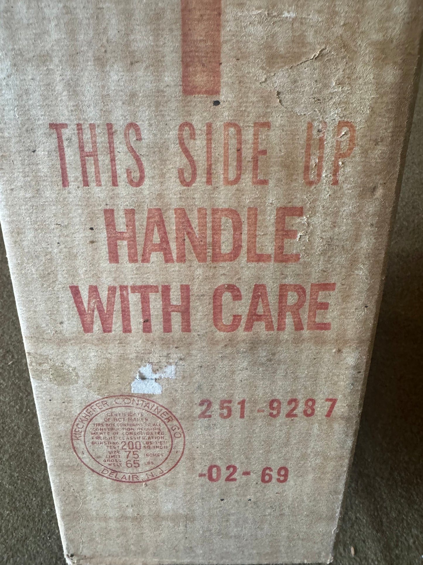 NOS WWII JAN CNU-3BP1 CRT Tube w/ Original U.S. Army / U.S. Navy Box