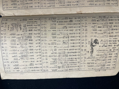 Rare Meiji/Taisho-Era Japanese-English-Chinese Travel Phrasebook with Tokyo Maps (c. 1890s–1920s)
