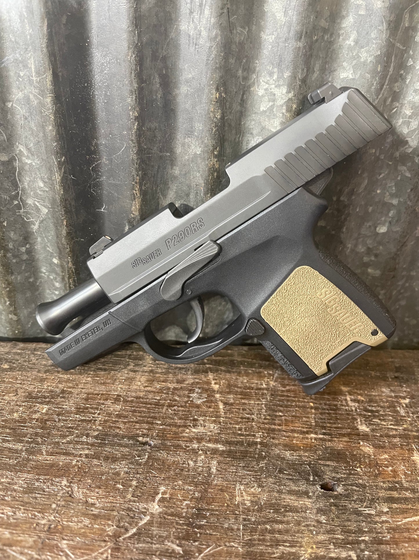 SIG Sauer P290RS .380 ACP Subcompact Pistol Package – Box, Holster & 3 Grip Sets
