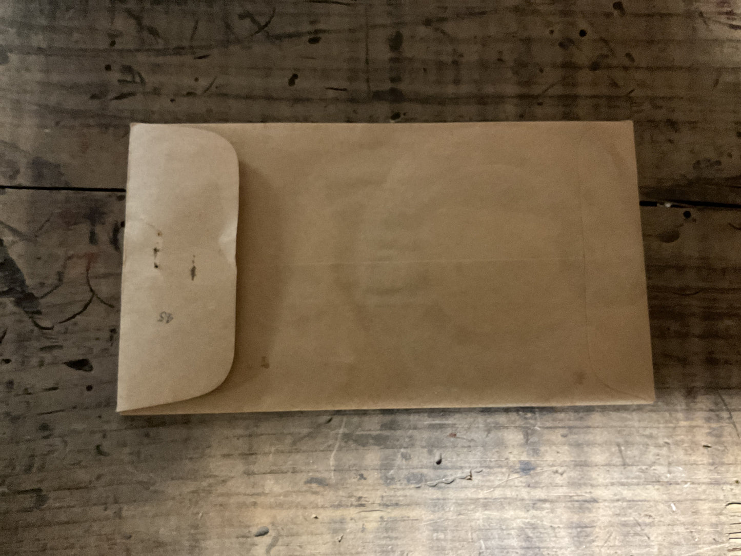 WWII U.S. Navy Radar Spare Parts Envelope AN/APS-2B-Philco-Empty