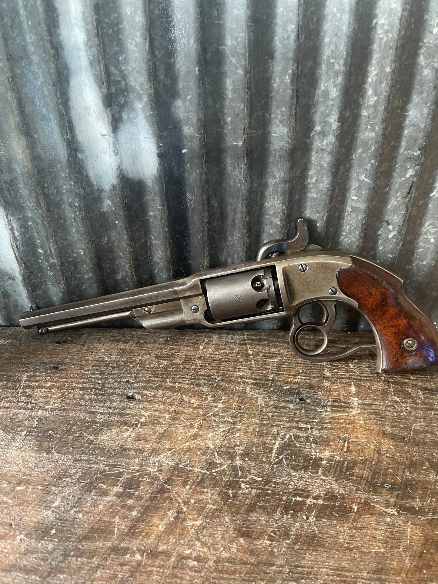 Savage Model 1861 Navy Revolver – Civil War Era – .36 Caliber – Serial No. 214