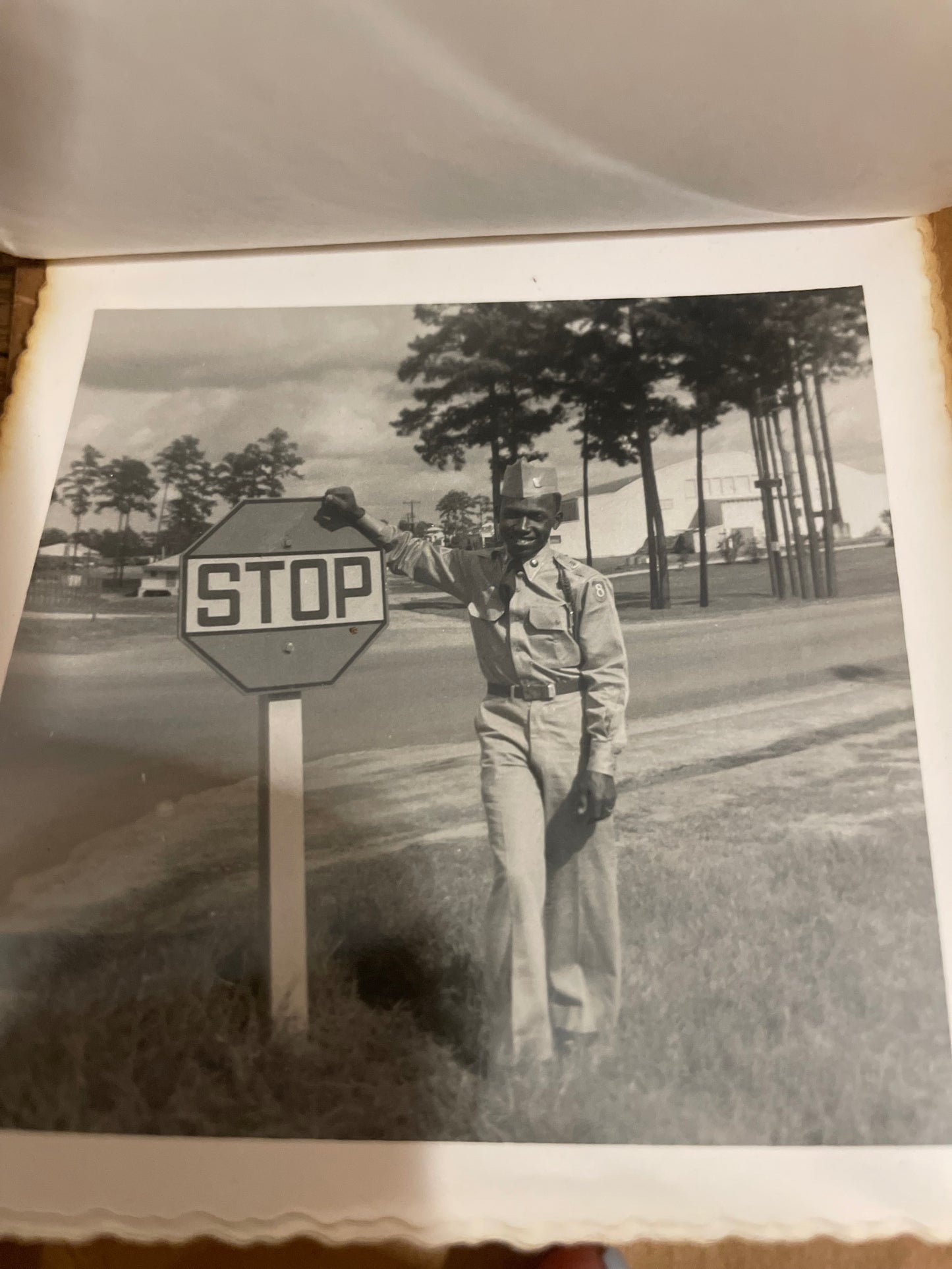Vintage WWII African American Soilder photo lot